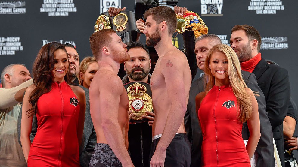 Canelo Álvarez y Rocky Fieldeing