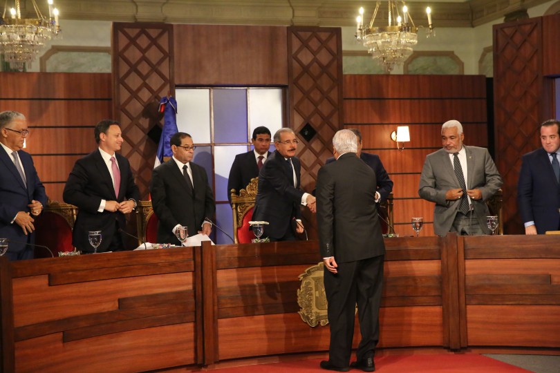 El presidente Danilo Medina encabezó las entrevistas del CNM a jueces aspiran al TC