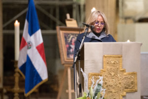 La embajadora de Francia, Rosa Hernández de Grullón.