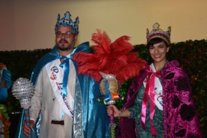 Frank Perozo y Nashla Bogaert, rey y reina del Desfile Nacional de Carnaval 2019