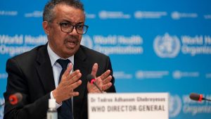 El director general de la (OMS), Tedros Adhanom Ghebreyesus.