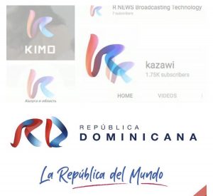 Nuevo logotipo Marca país de RD y presunto diseño plagiado.