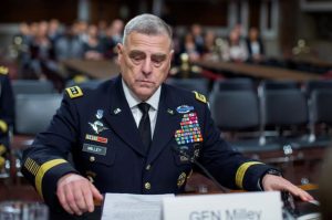 Jefe del Estado Mayor Conjunto de Estados Unidos, general Mark A. Milley.