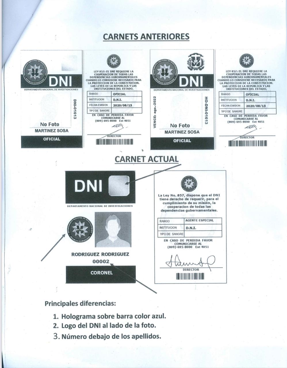 DNI aclara que el carnet de la persona detenida en NY no fue emitido en la presente gestión