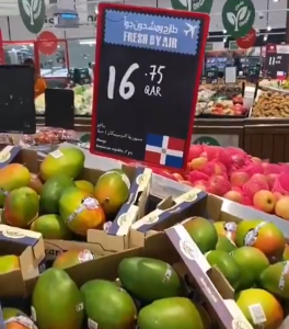 Ministerio de Agricultura anuncia que los mangos dominicanos llegan a Qatar