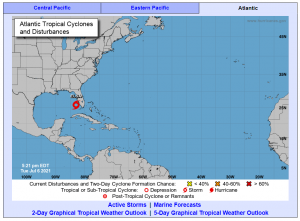 Tormenta tropical Elsa se dirige hacia Florida, se espera impacte ciudades
