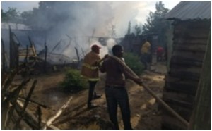 Incendio en Villa Vásquez