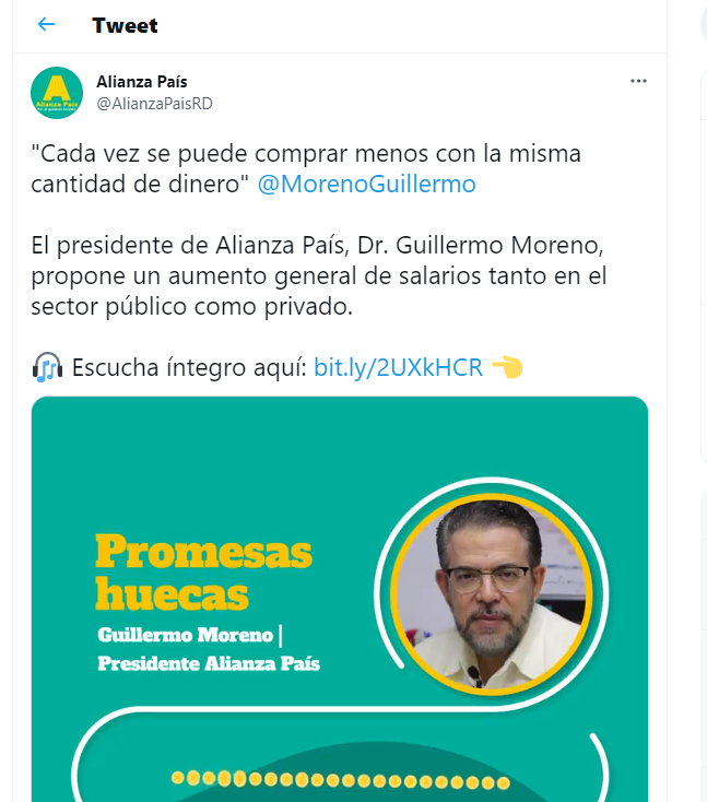 Guillermo Moreno, propone un aumento general de salarios tanto en el sector público como privado.