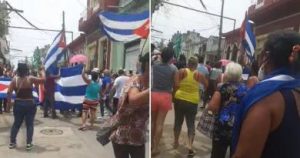 Cientos de manifestantes toman la calle en Cuba al grito de 