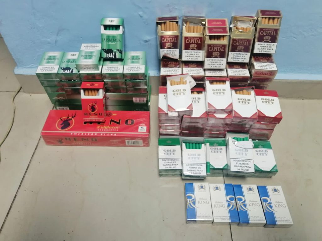 Incautan unas 2,356 unidades de cigarrillos presuntamente falsos o traídos al país por contrabando