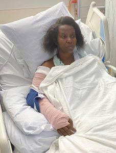 Martine Moise: Pude aguantar gracias a los cuidados del hospital