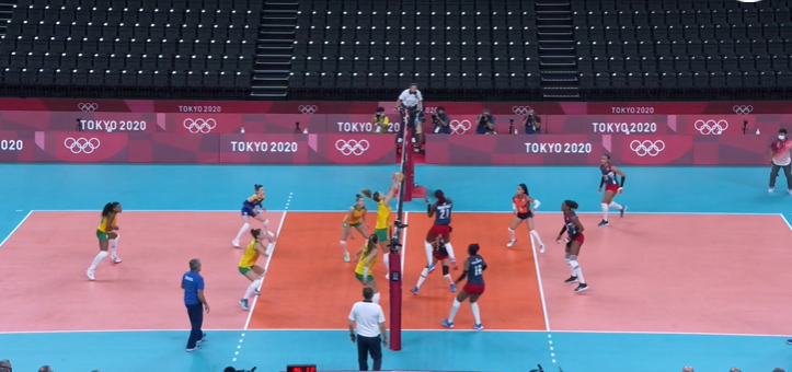 República Dominicana pierde 3-2 sets contra Brasil