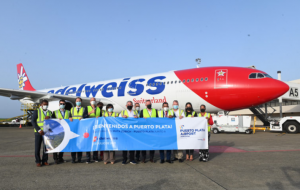 Aerolínea Edelweiss realiza vuelo directo Zúrich, Suiza a Puerto Plata