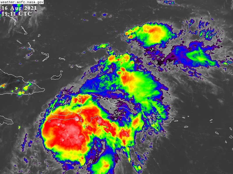 Centro de Grace va saliendo del país; Onamet descontinúa alerta por tormenta tropical 