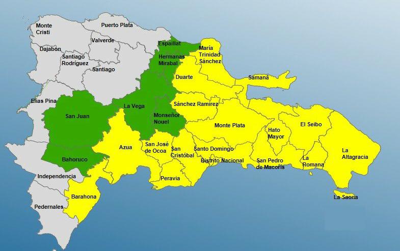 Elevan a 22 las provincias en alerta por tormenta tropical Grace