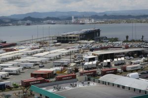 Tráfico marítimo en Puerto Rico por el paso de Grace