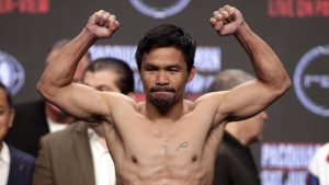 Manny Pacquiao luce preparado para su combate este sábado en las Vegas