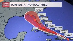 Los Cayos y partes del sur de Florida, bajo vigilancia de tormenta ante Fred