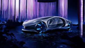 Mercedes-Benz presenta un coche futurista sin volante e inspirado en la película 'Avatar', que se maneja con la mente