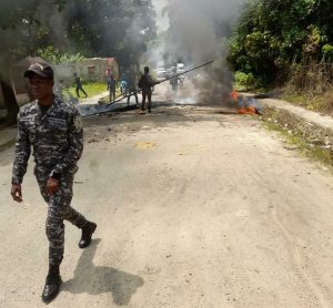 Se registran protestas en Monte Plata por apagones