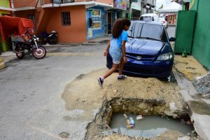 Cristo Rey denuncia un preocupante hoyo