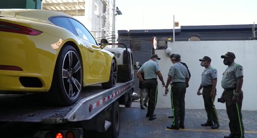 Digesett incauta Porsche involucrado en incidente con agente