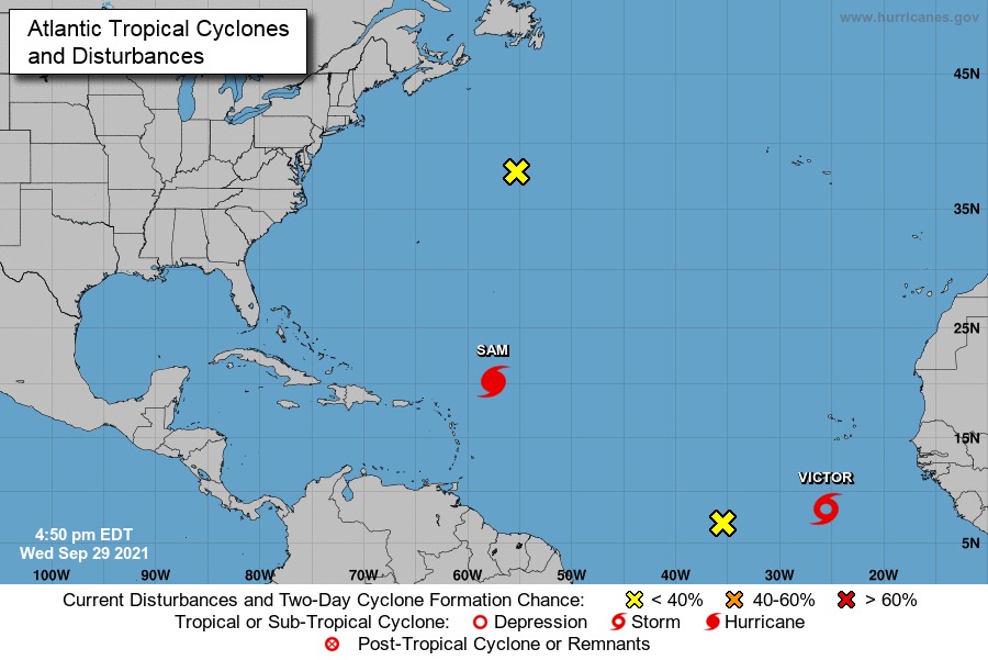 La depresión tropical 20 en el Atlántico se convierte en tormenta
