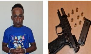 Hombre es apresado con pistola ilegal en Pedernales