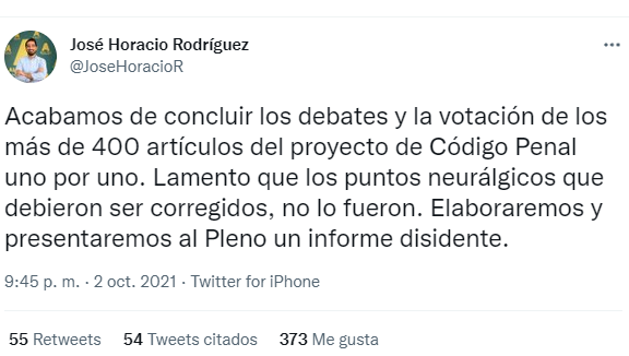 Legisladores mantienen penalización del aborto en Código Penal