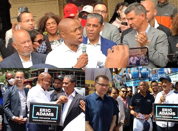 Los líderes quisqueyanos sostienen que hay mucho más de una razón para los hispanos votar por Adams,