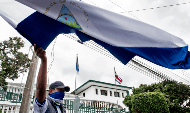 Nicaragüenses marchan en EEUU para pedir que no se reconozcan las elecciones