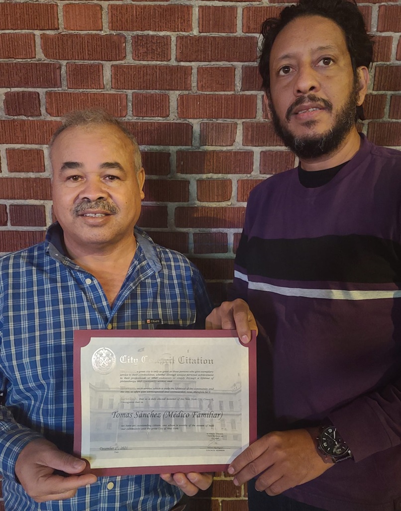 Reconocen médico de RD en NY