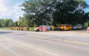 Defensa Civil refuerza presencia en Autovía del Nordeste