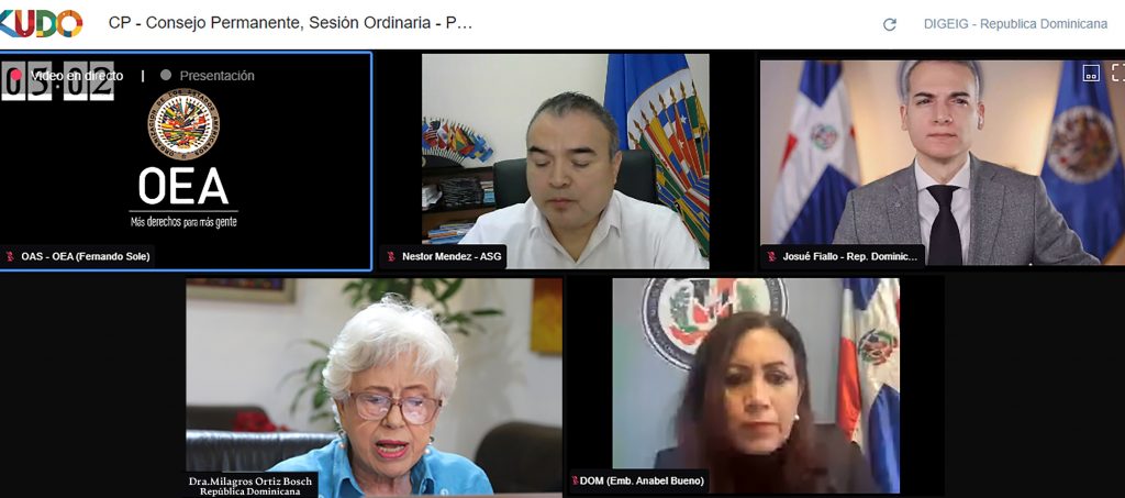República Dominicana presenta avances de la lucha contra la corrupción ante el Consejo Permanente de la OEA