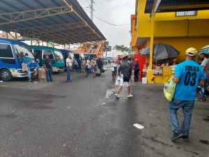 Parada del kilómetro 9 de la autopista Duarte. Danny Polanco