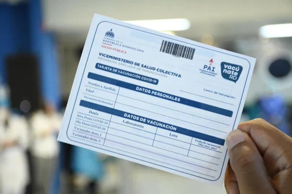 MSP: se tendrá que presentar tarjeta de vacunación con tres dosis