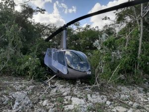 Helicóptero de Helidosa tuvo que realizar aterrizaje 