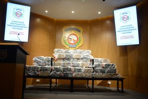 DND ocupa 330 paquetes presumiblemente cocaína en Azua