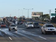 Obras Públicas soluciona hoyo de la Autopista Duarte, abren el tránsito