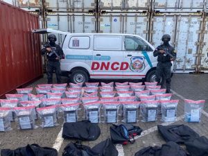 DNCD incauta 266 paquetes presumiblemente cocaína en Puerto Caucedo