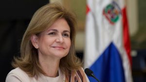 Vicepresidenta de la República y presidenta en funciones, Raquel Peña