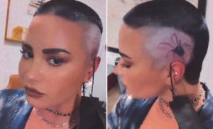 Demi Lovato sorprende con transformación física y tatuaje en la cabeza