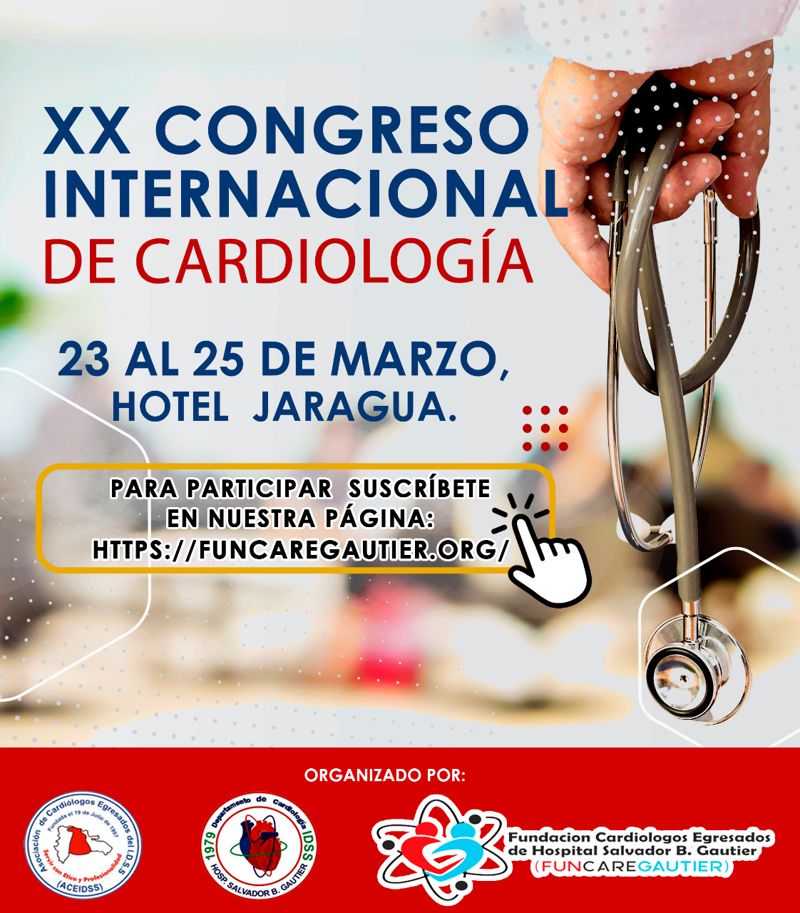 Invitan a participar del Vigésimo Congreso Internacional de Cardiología