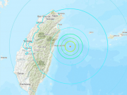 Se registra un sismo este lunes de magnitud 6,2 en Taiwán