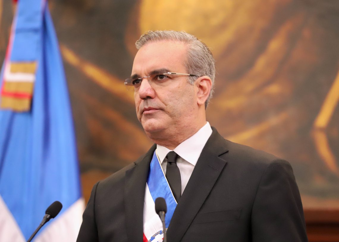 El presidente de la República, Luis Abinader,