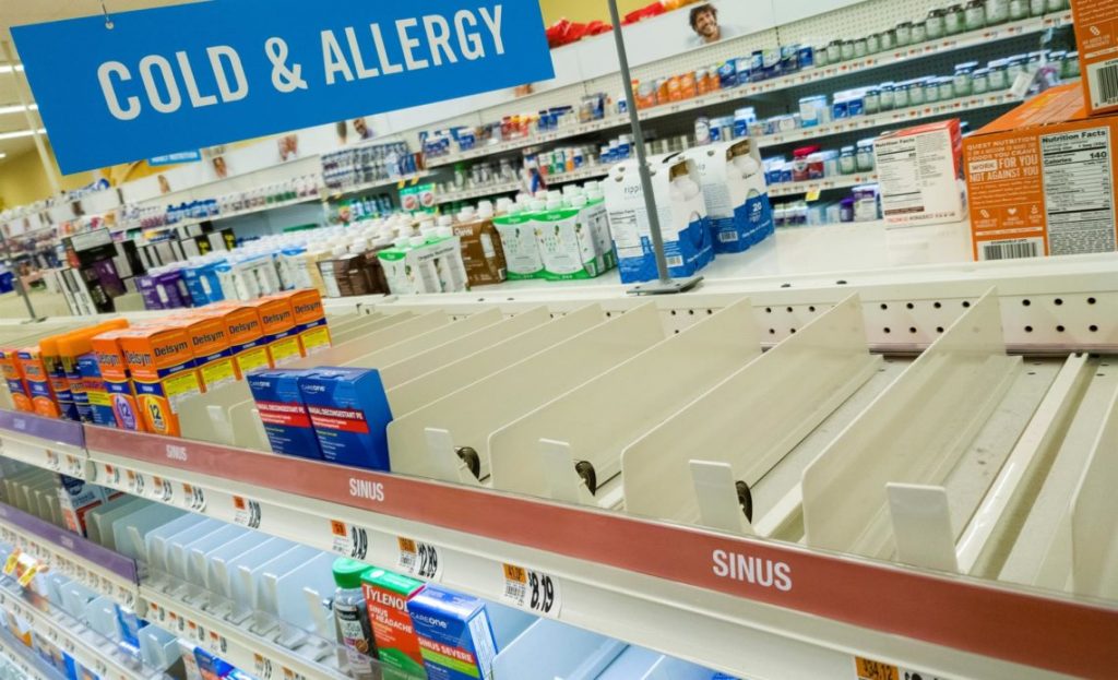 Ómicron vacía las estanterías de los supermercados en EEUU