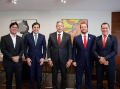 Presidente Cámara de Diputados de Brasil se reúnen con Orlando Villegas