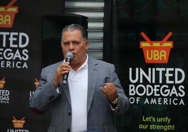 Radhamés Rodríguez,residente de la Asociación de Bodegueros Unidos de América (UBA)