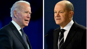 Biden recibe a Scholz con las crecientes tensiones con Rusia de fondo