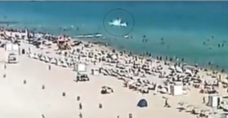 Un helicóptero se estrelló en el océano cerca de Miami Beach
